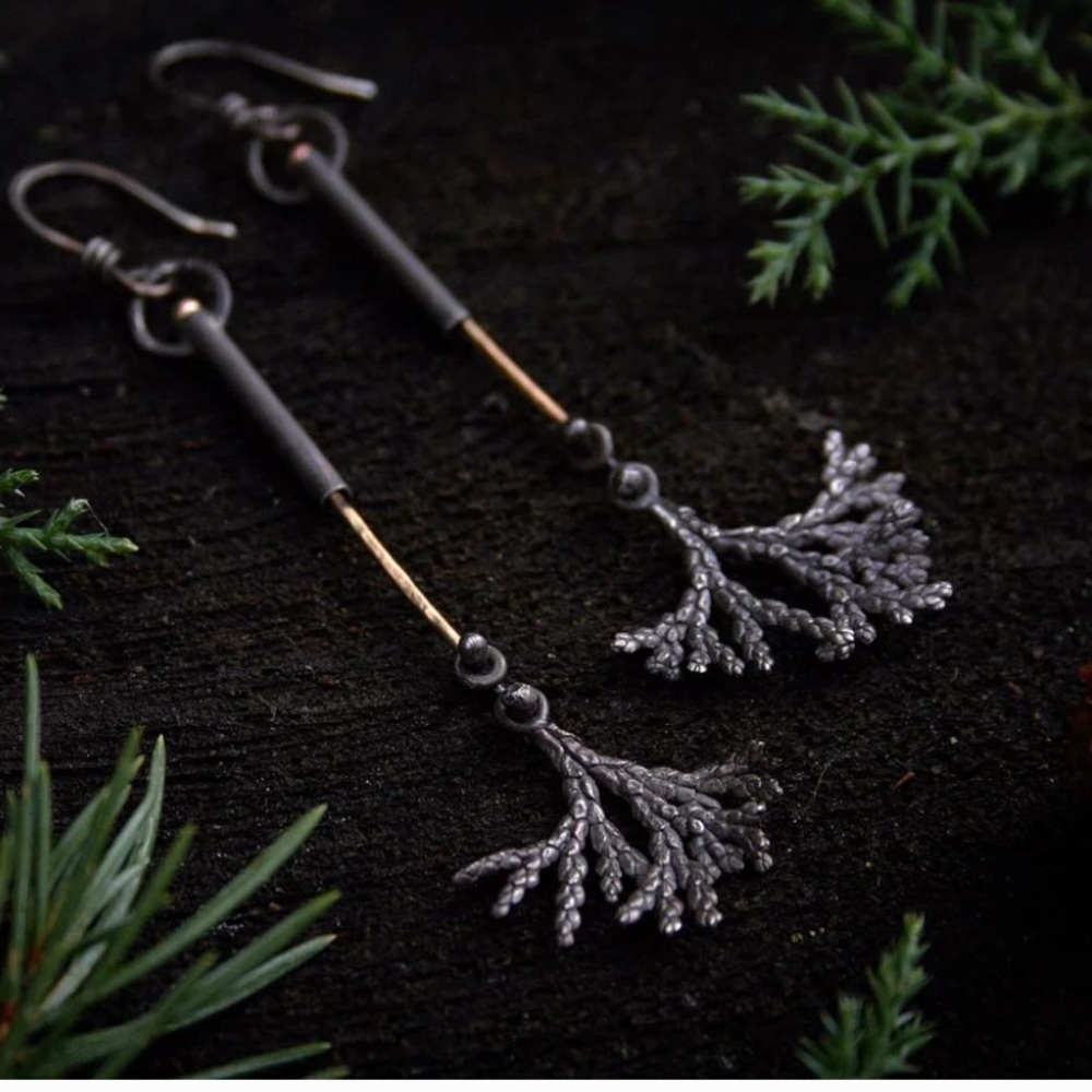 Cedar Cast Earrings - image 4